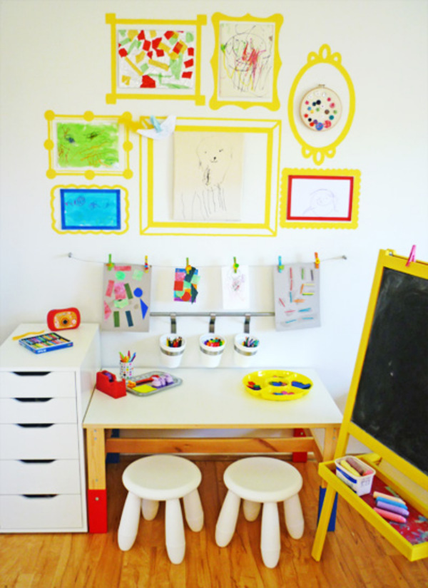 art crafts kids room space