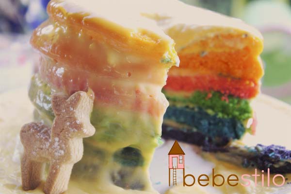 tarta rainbow / rainbow cake
